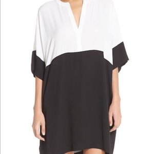 Black and White Shift Dress